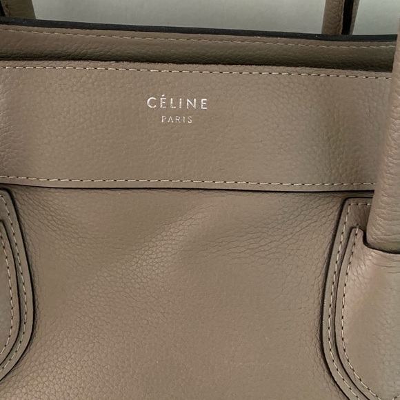 Celine Shoulder Luggage Tote Dune Shopper Bag - Picture 3 of 8